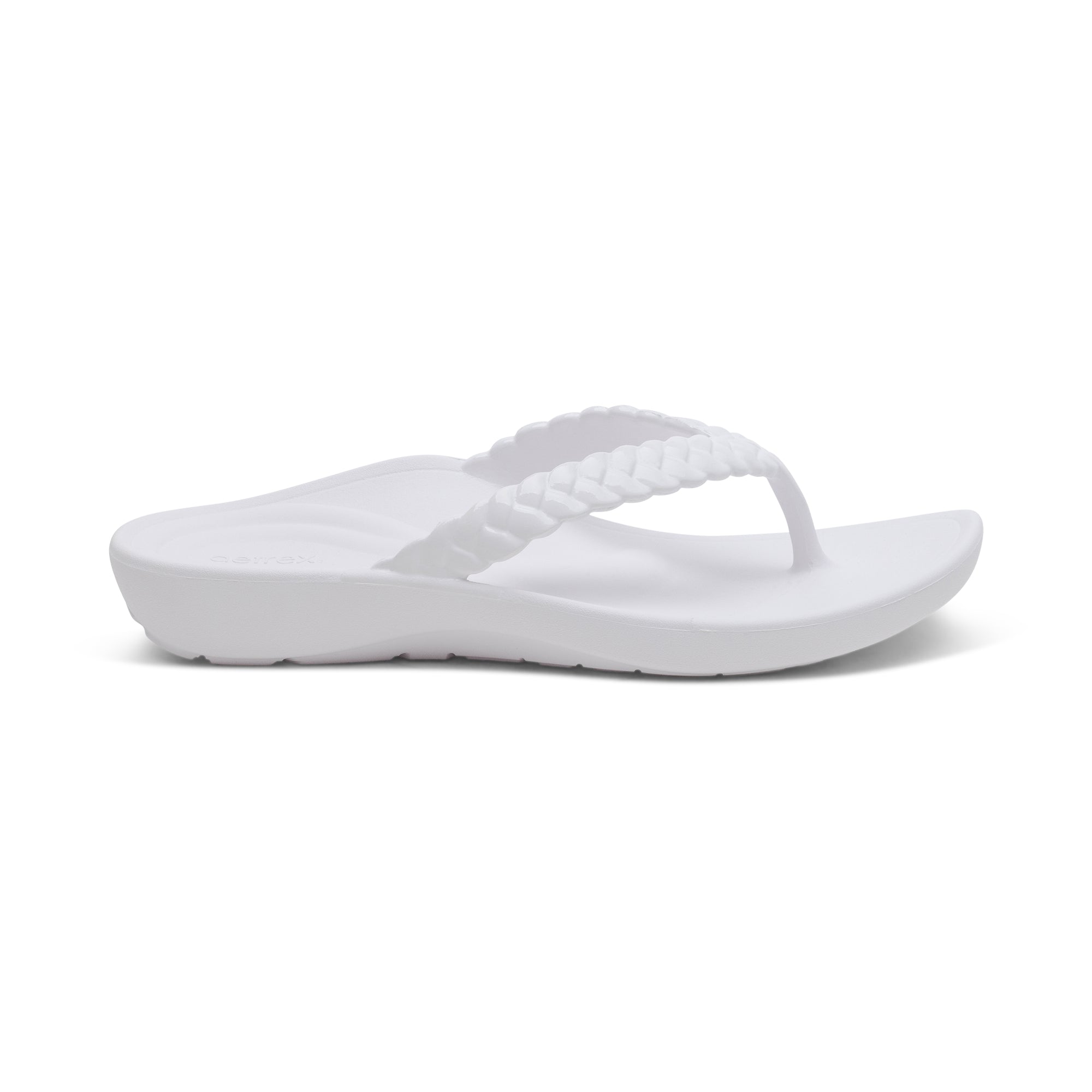 Vicki Braided Thong Sandal #color_white-gloss