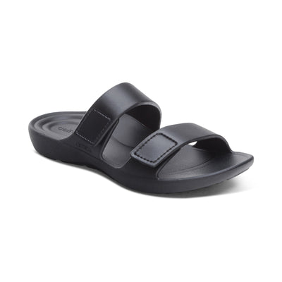 Kaia Two Band Slide #color_black