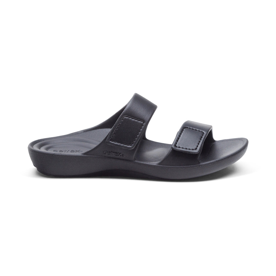 Kaia Two Band Slide #color_black