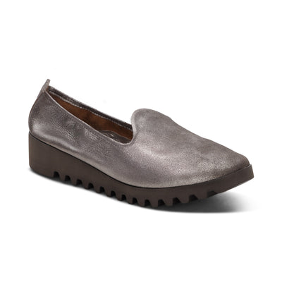 Liz Slip On Flat #color_brushed-silver