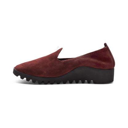 Liz Slip On Flat #color_burgundy