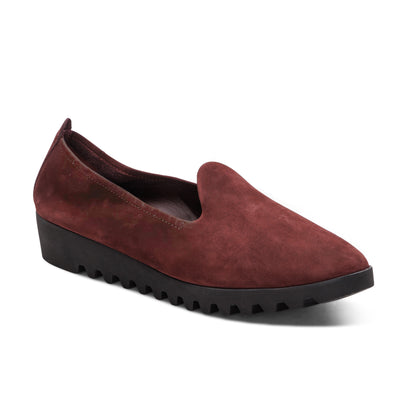 Liz Slip On Flat #color_burgundy