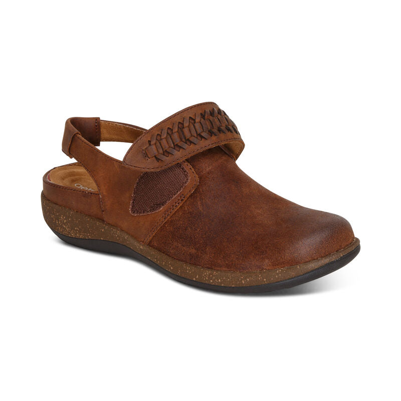 Leni Slingback Clog #color_tobacco