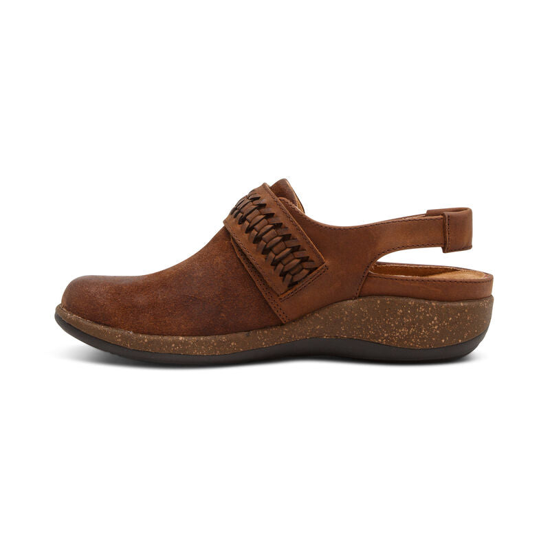 Leni Slingback Clog #color_tobacco