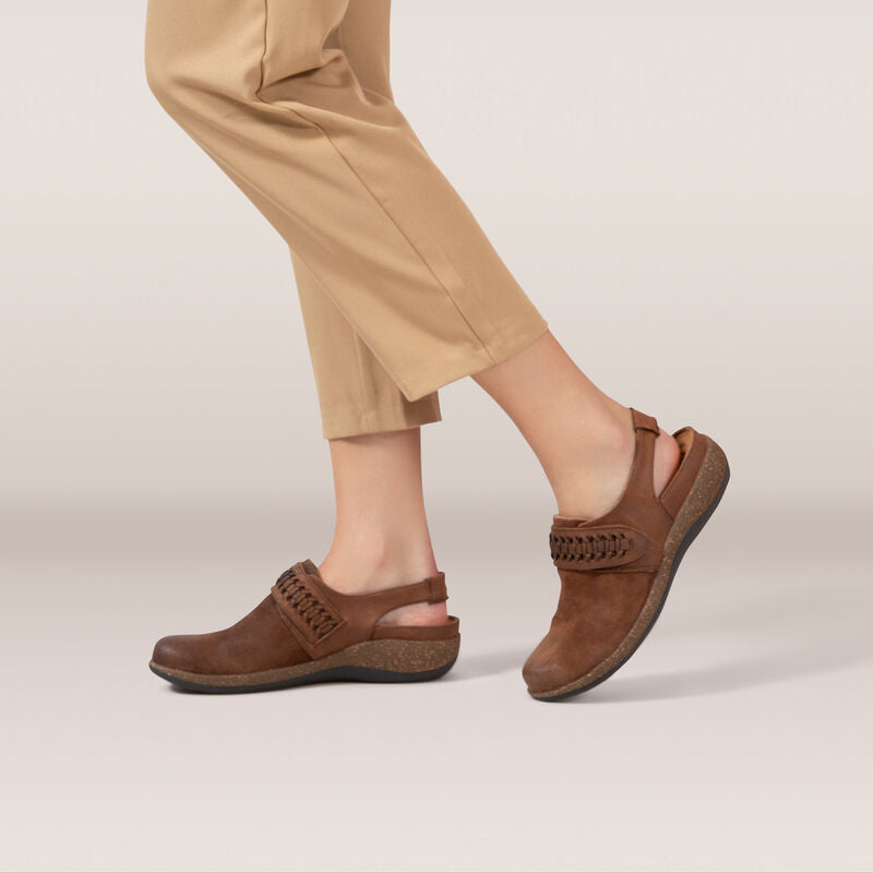 Leni Slingback Clog #color_tobacco