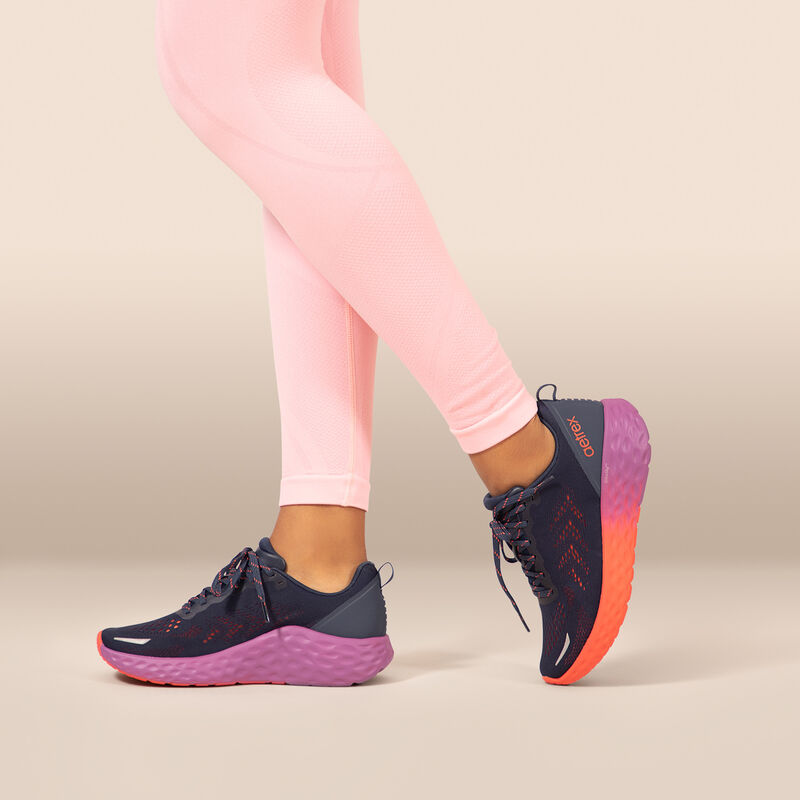 Danika Arch Support Sneaker #color_navy-coral