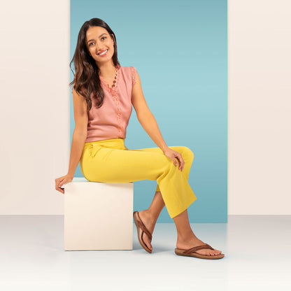 Emmy Braided Thong Sandal #color_brown