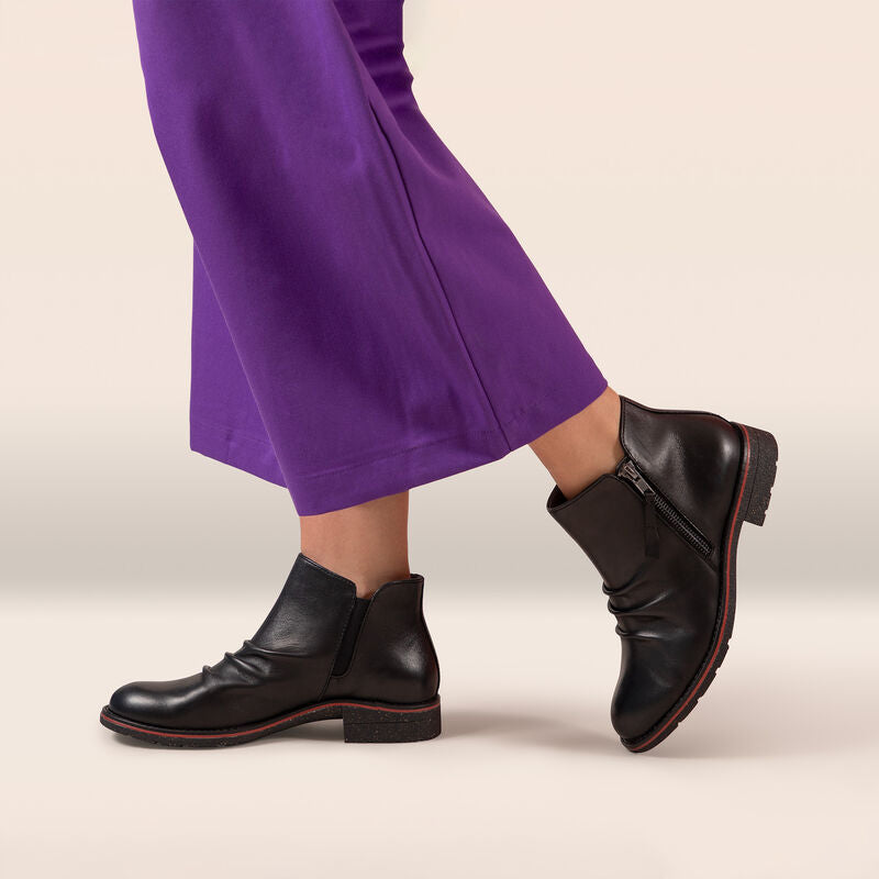 Mila Low Boot #color_dark brown