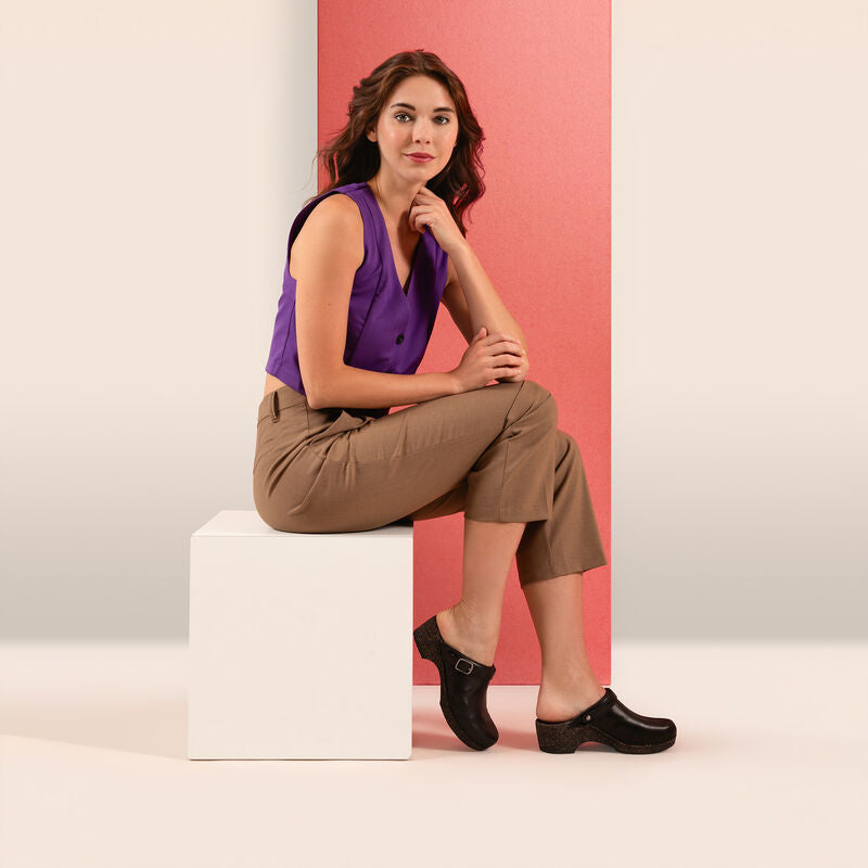 Beckie Cork Clog Lifestyle #color_black