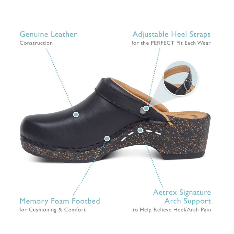 Beckie Cork Clog Features #color_black