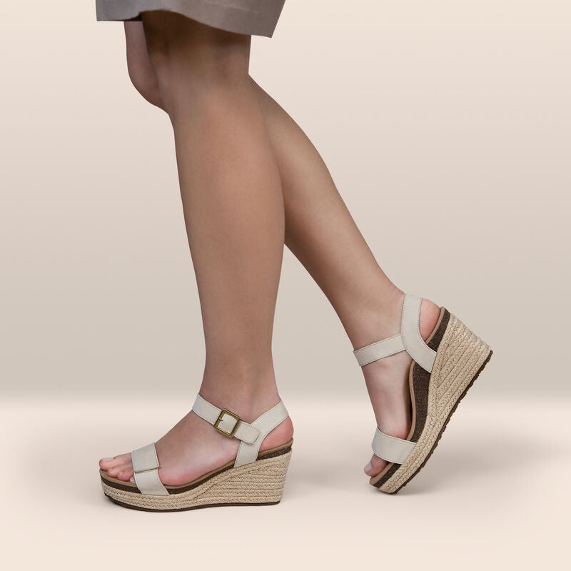 Sydney Quarter Strap Espadrille Wedge #color_ivory