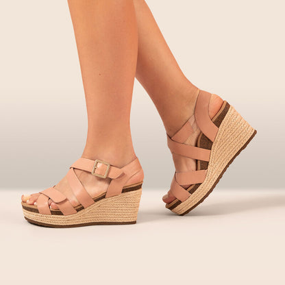 Anna Arch Support Wedge #color_rose