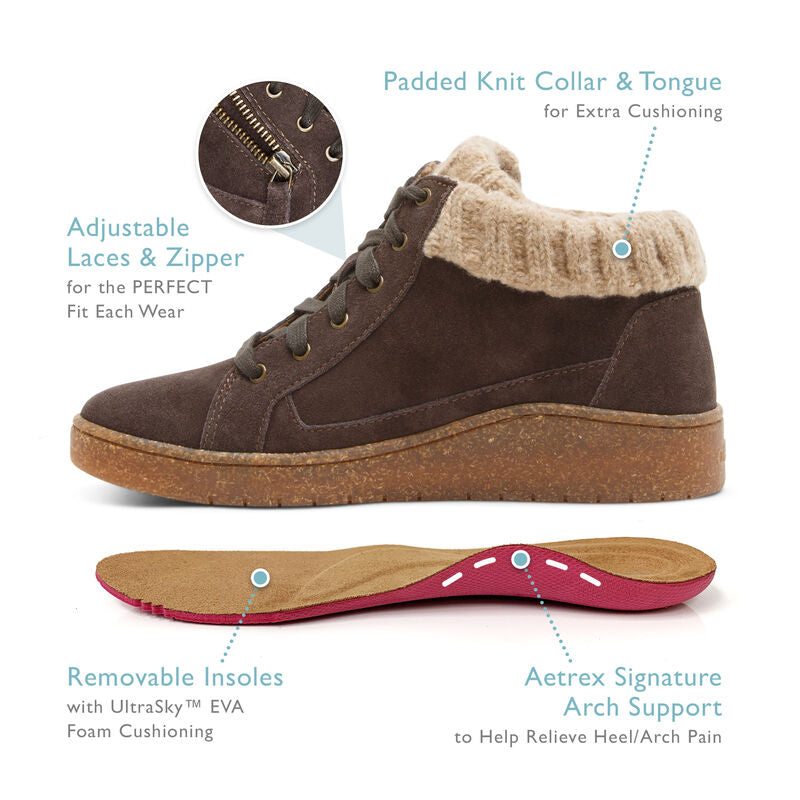 Bonnie Arch Support Sneaker #color_brown