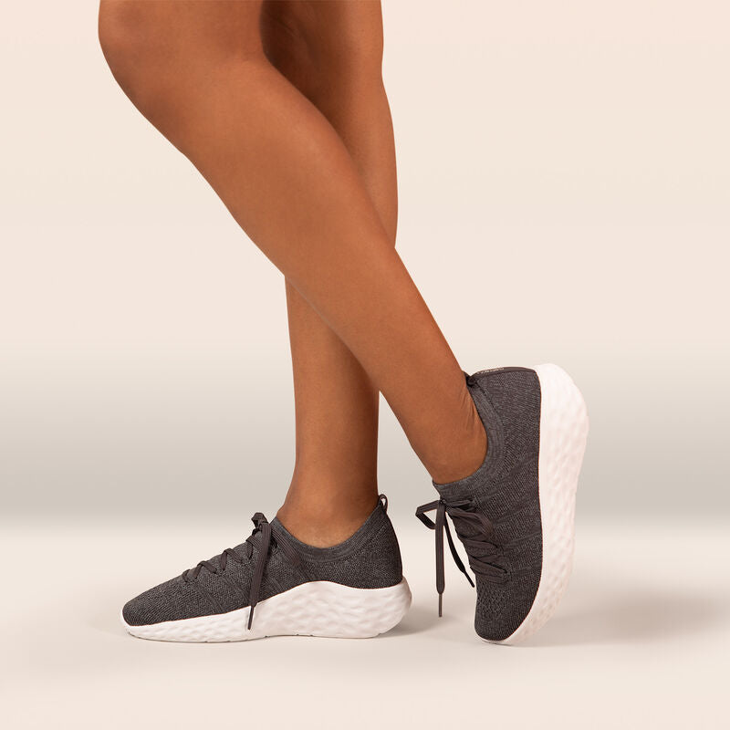 Sadie Lace Up Sneaker #color_charcoal