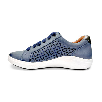 Courtney Lace-up Sneakers #color_blue-cutout