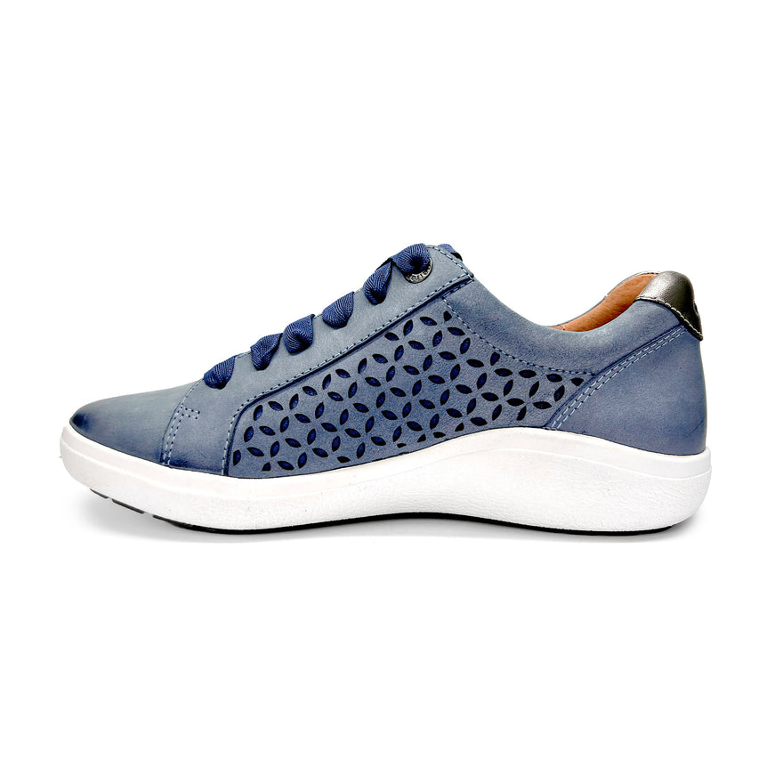 Courtney Lace-up Sneakers #color_blue-cutout