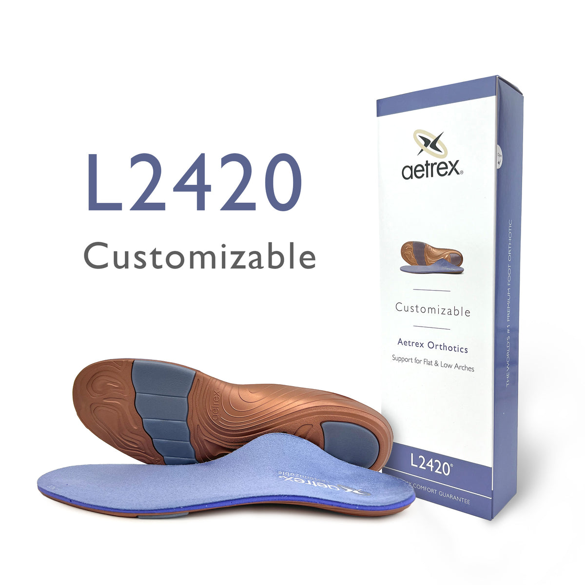 NEW AETREX men\'s train posted orthotics in foam Male Aetrex Aetrex ATL2200M Lynco, Men main image 2
