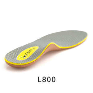 Train aetrex orthotic showing cupped heel, L800