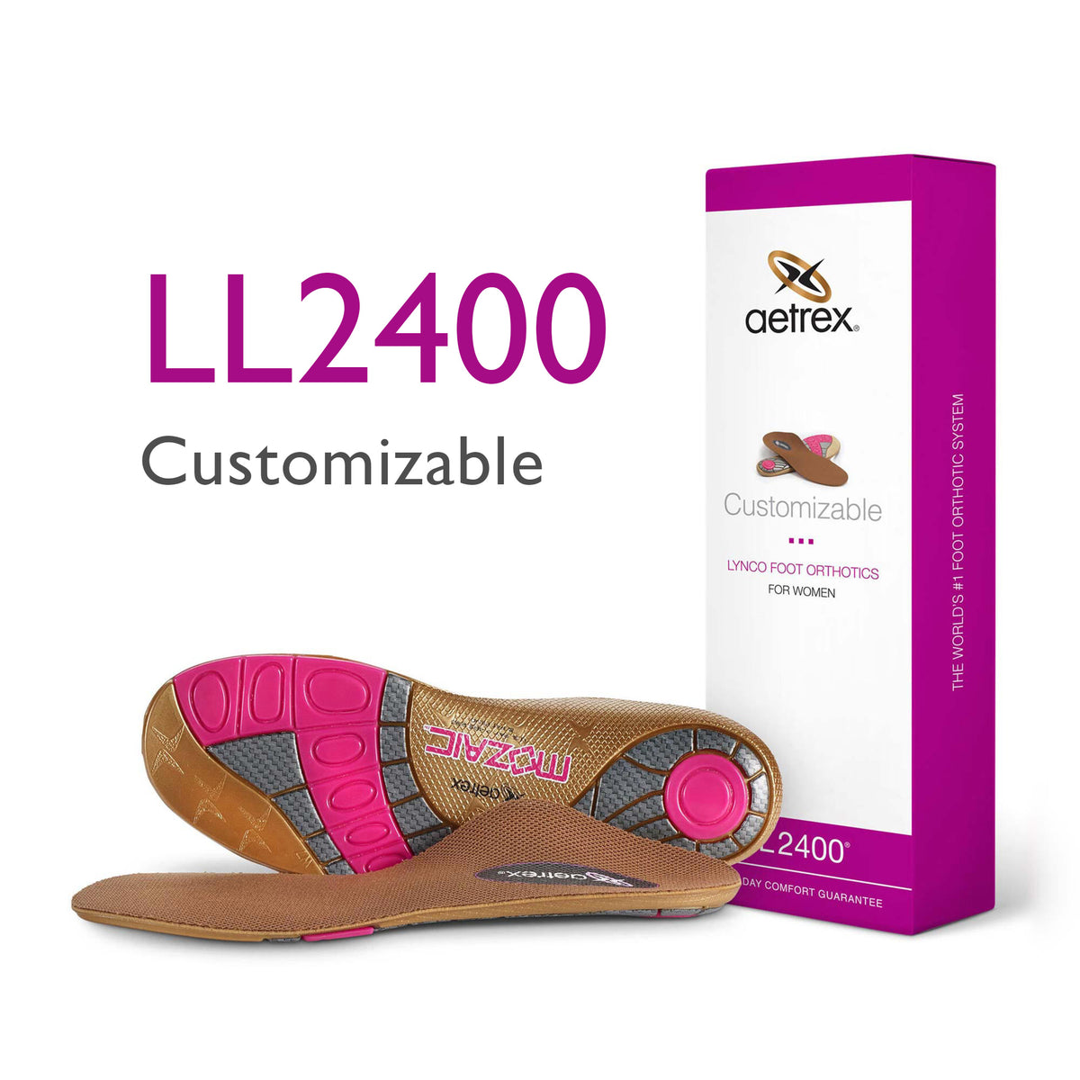 First Generation Customizable Orthotics Insole Personalized Comfort