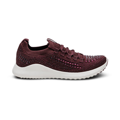 Carly Arch Support Sneaker #color_wine sparkle