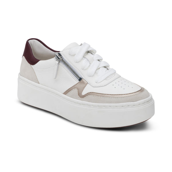 Leigh Arch Support Platform Sneaker #color_white