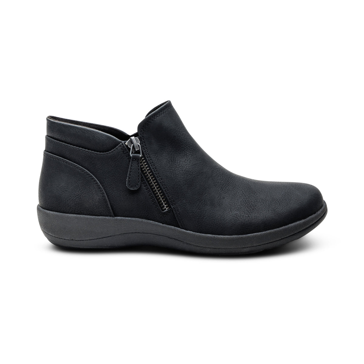 Aetrex Bridget Women's Ankle Boot with Arch Support  Wide Fit Boot - Black