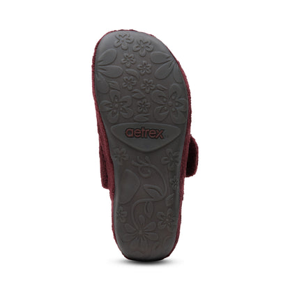 Mandy Closed Toe Slipper #color_wine