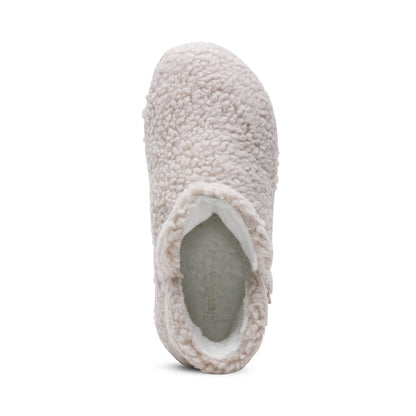 Malina Arch Support Slipper Top Angle #color_tan