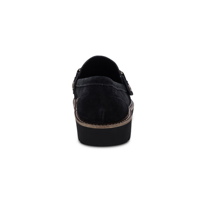 Collette Loafer #color_black suede