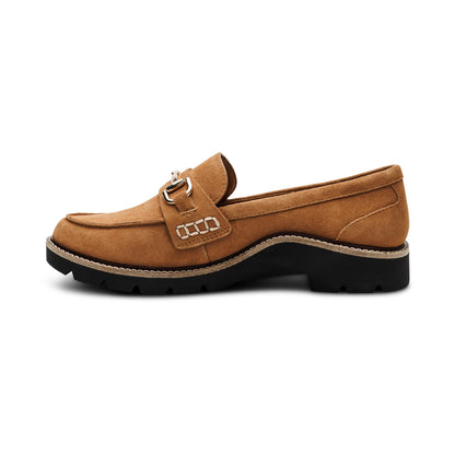 Collette Loafer #color_tan suede