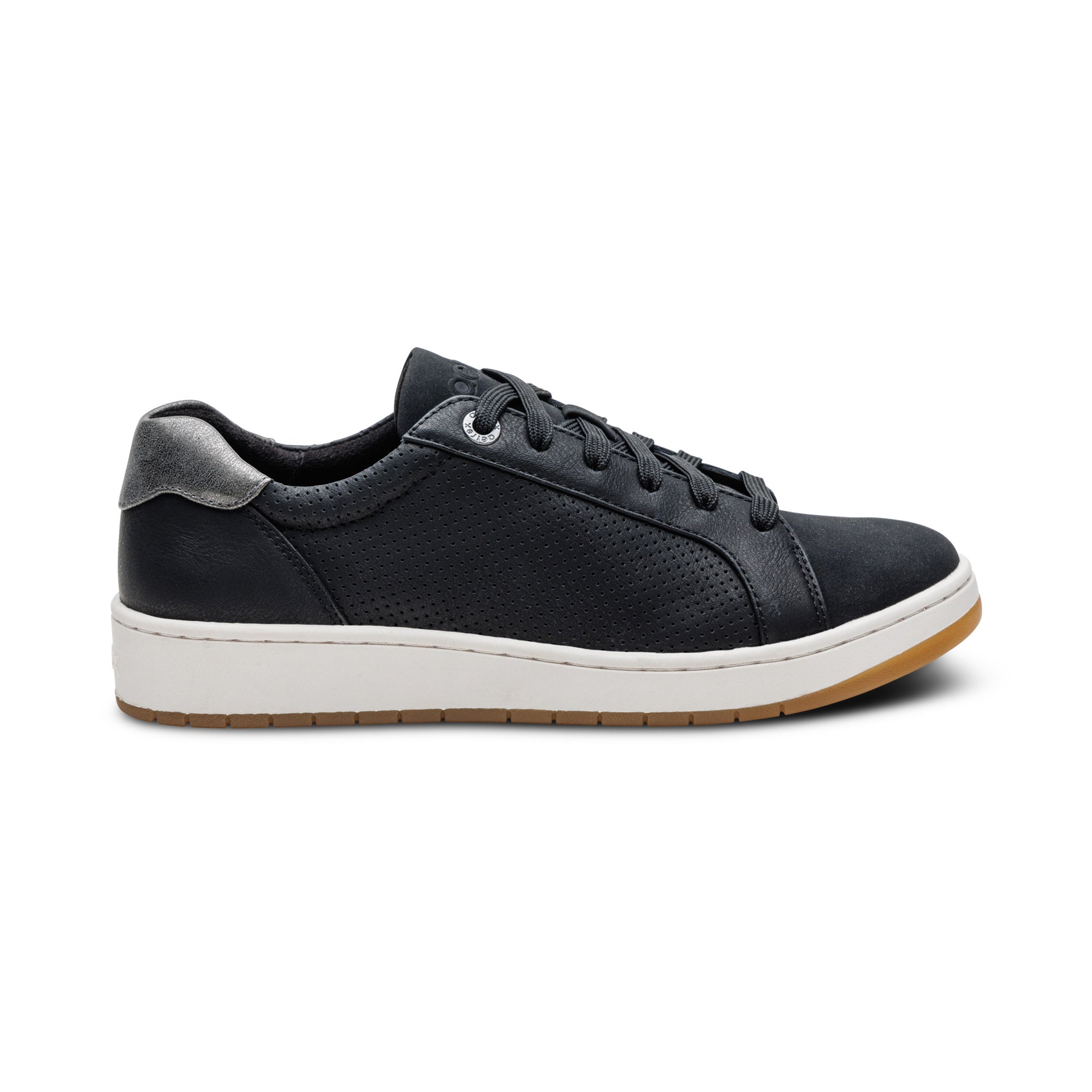 Michaela Lace-Up Sneaker - Black – aetrex