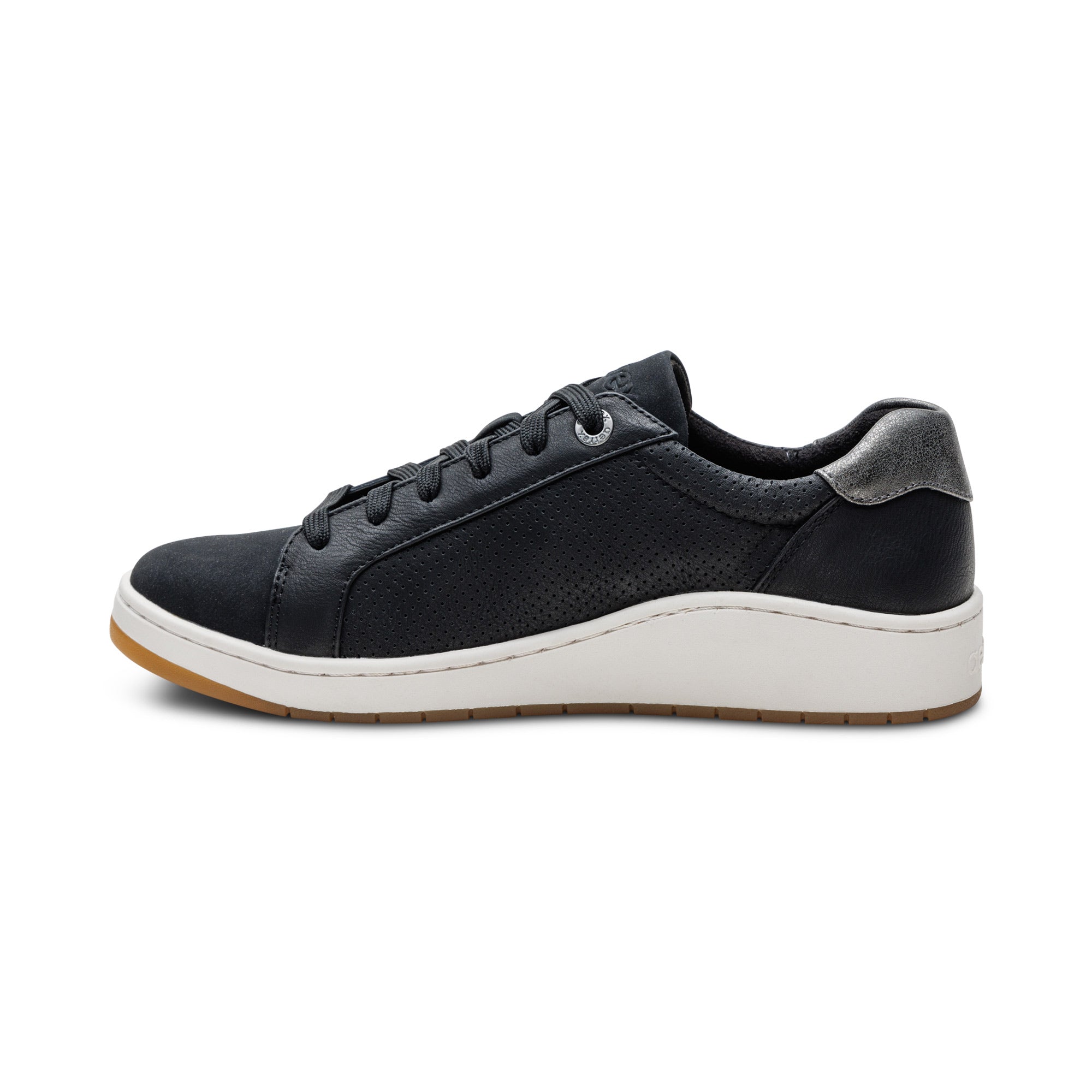 Michaela Lace-Up Sneaker Left Angle #color_black