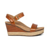 Sydney Quarter Strap Espadrille Wedge #color_cognac leather