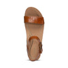 Sydney Quarter Strap Espadrille Wedge #color_cognac leather