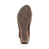 Sydney Quarter Strap Espadrille Wedge #color_cognac leather