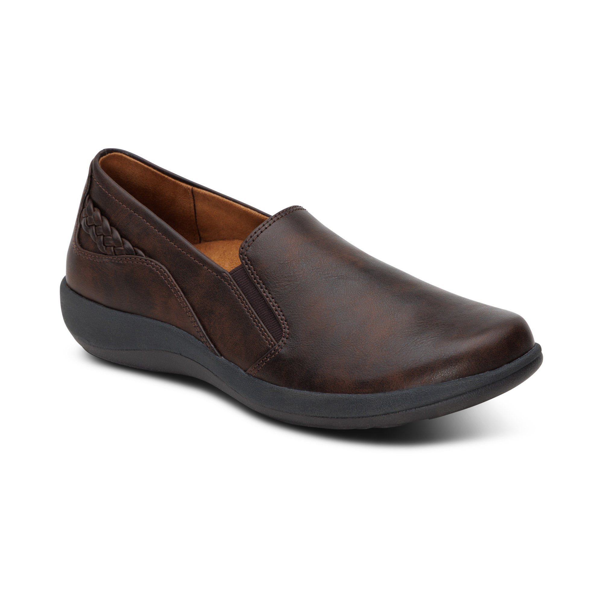 Alice Arch Support Slip-On - Dark Brown – aetrex
