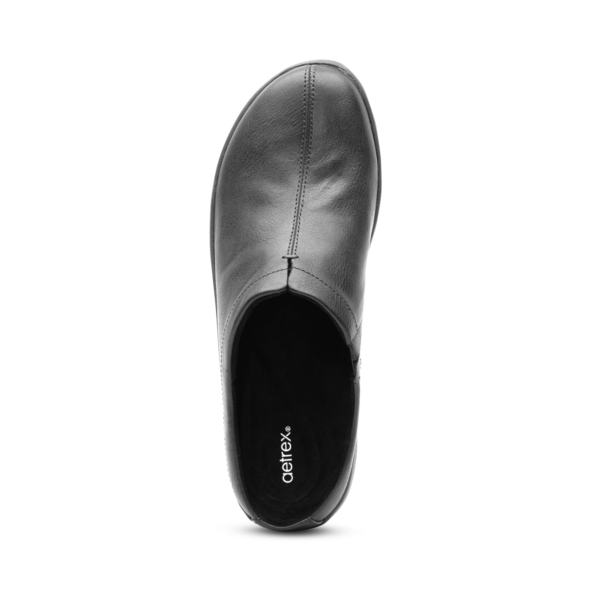 Ingrid Slip-On Clog Top Angle #color_black