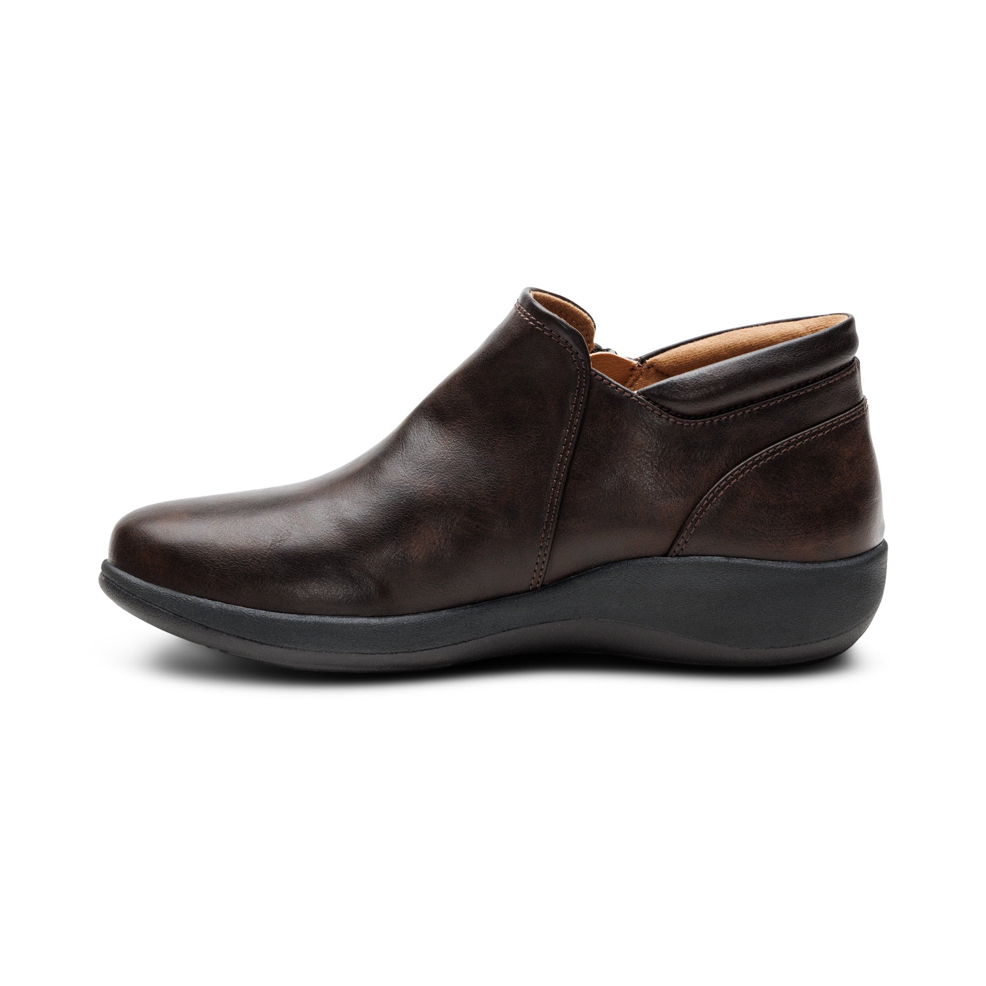 Bridget Ankle Boot Left Angle #color_dark brown