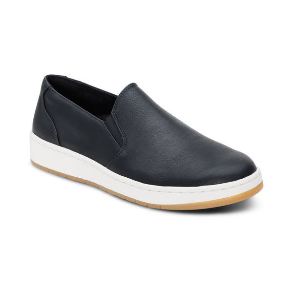 Aetrex Maeve Women's Casual Slip-On with Arch Support Orthopedic Shoe for Flat Feet - Black Aetrex Maeve Women's Casual Slip-On with Arch Support Orthopedic Shoe for Flat Feet - Black