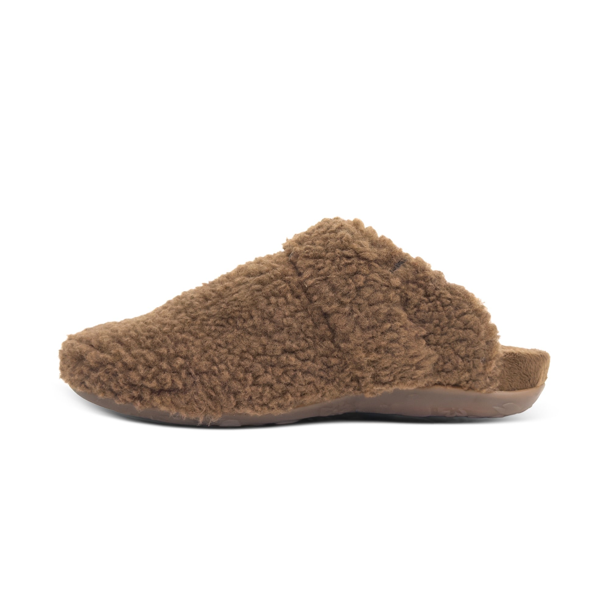 Mia Arch Support Slipper left Angle #color_brown
