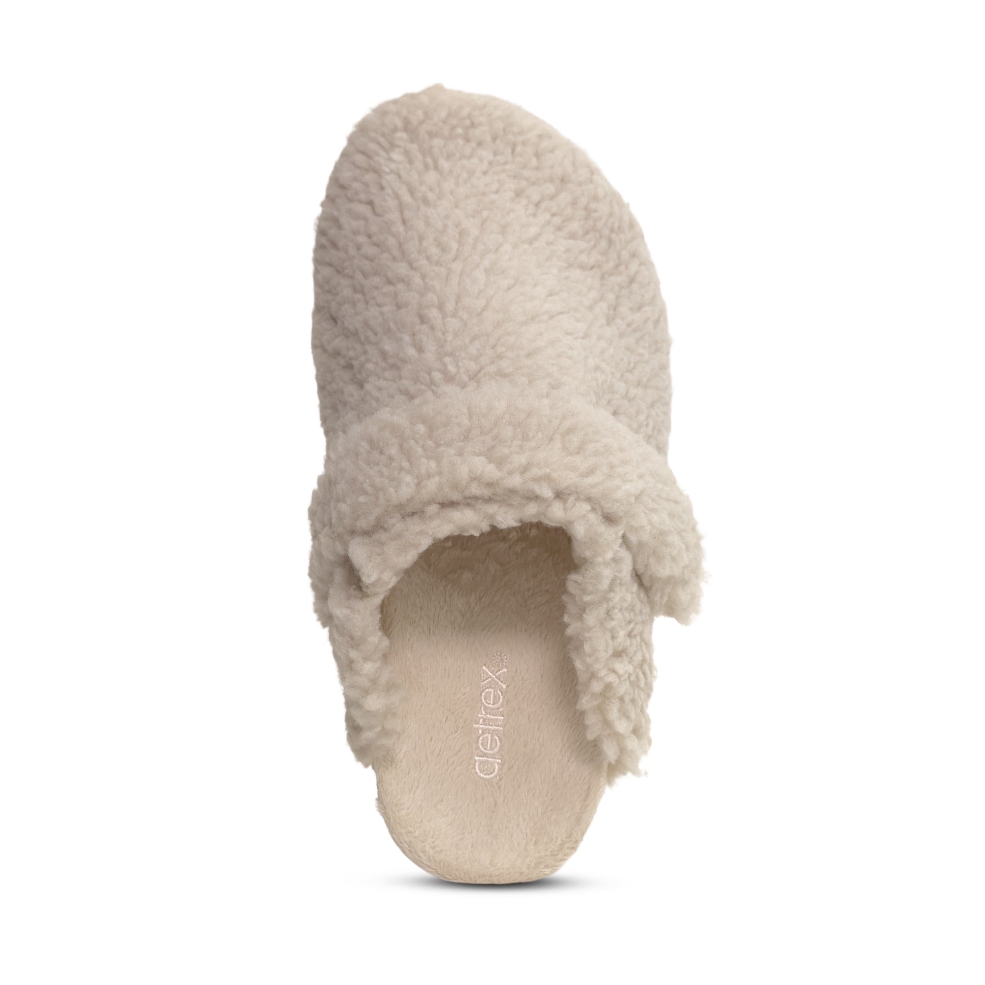 Mia Arch Support Slipper top Angle #color_tan