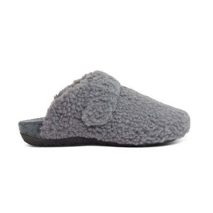 Mia Arch Support Slipper right Angle #color_charcoal