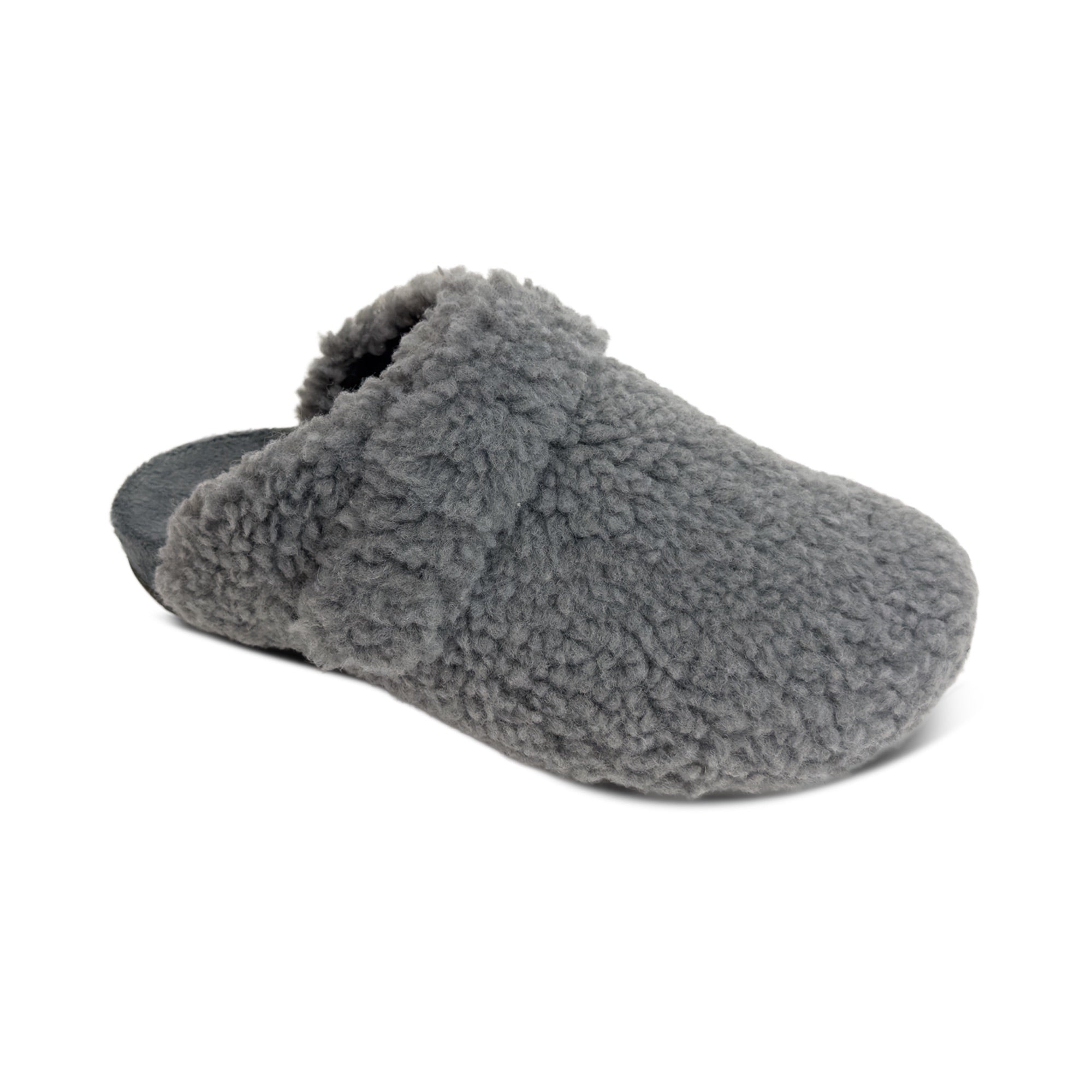 Mia Arch Support Slipper catalog Angle #color_charcoal