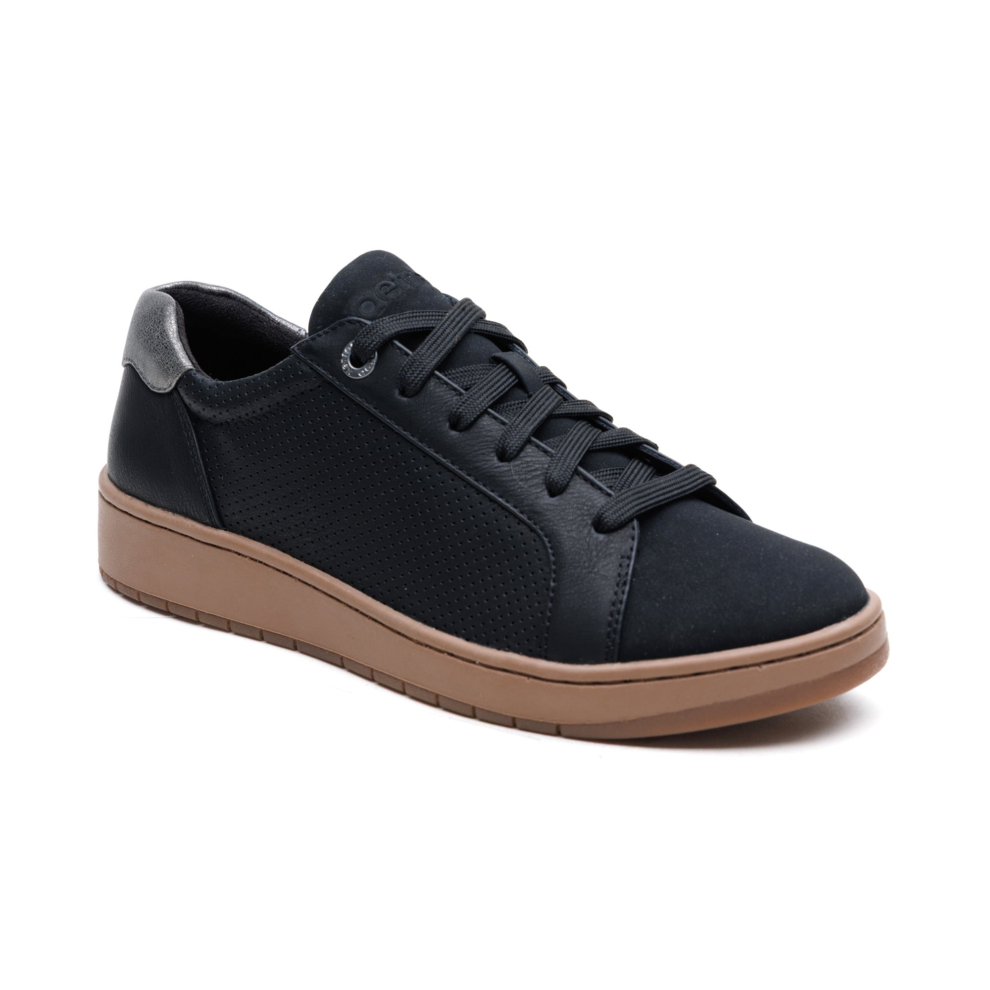 Michaela Lace-Up Sneaker Catalog Angle #color_black/brown