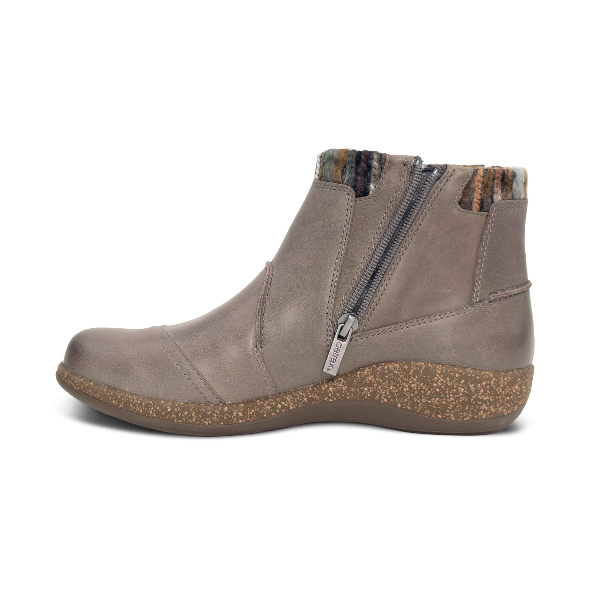 Cammie Arch Support Sweater Boot - Charcoal – aetrex