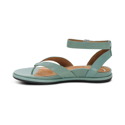 Kendall Arch Support Thong Sandal  #color_sage