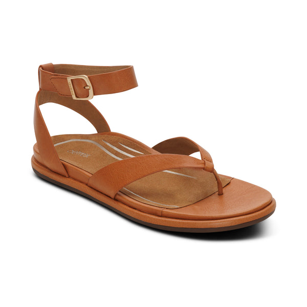 Kendall Arch Support Thong Sandal - Ginger – aetrex