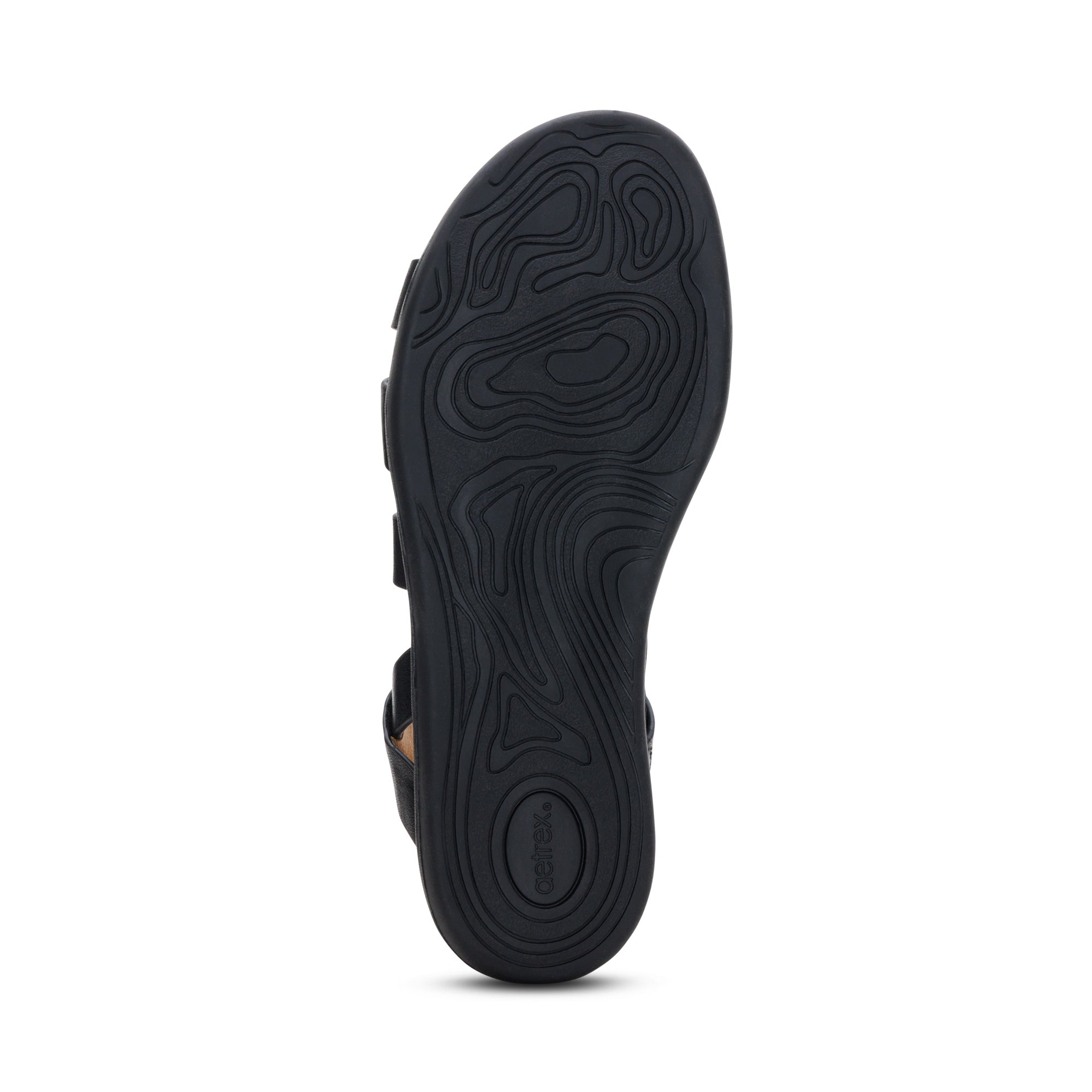Piper Arch Support Strap Sandal #color_black