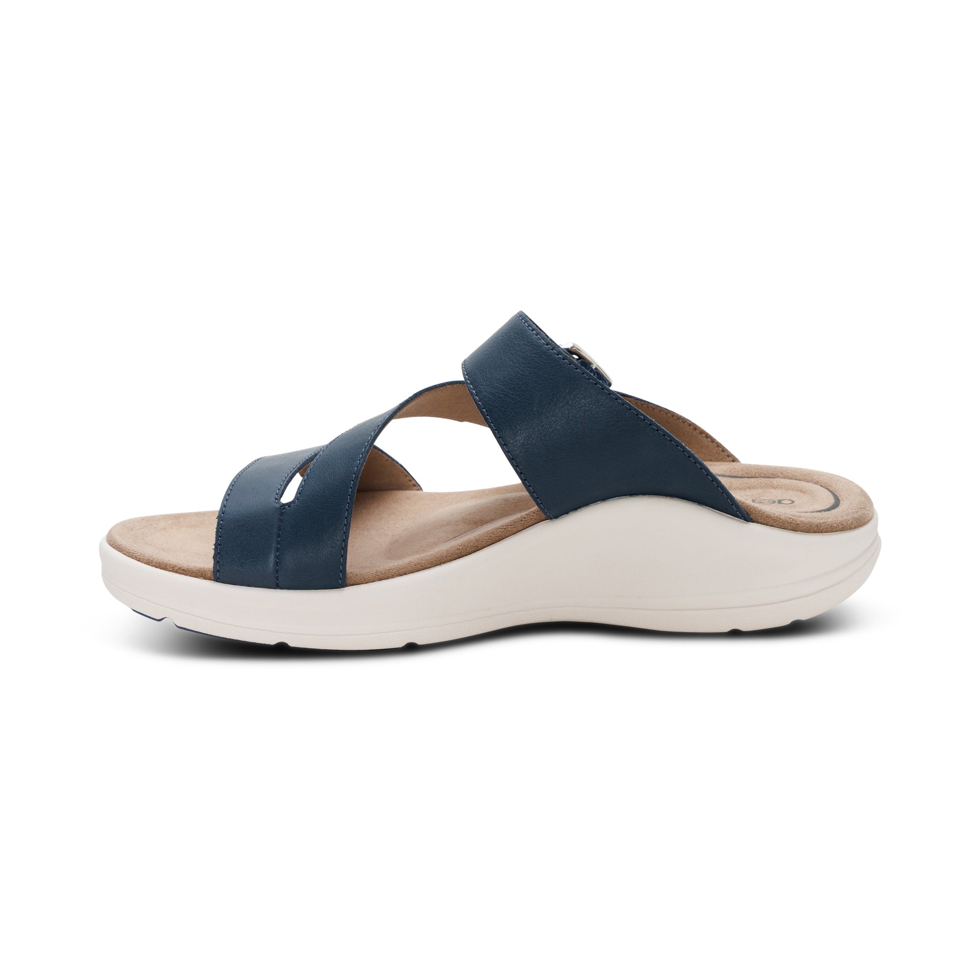 Jenny Adjustable Slide Sandal #color_navy