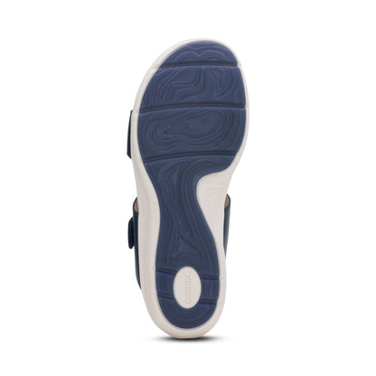 Jenny Adjustable Slide Sandal #color_navy